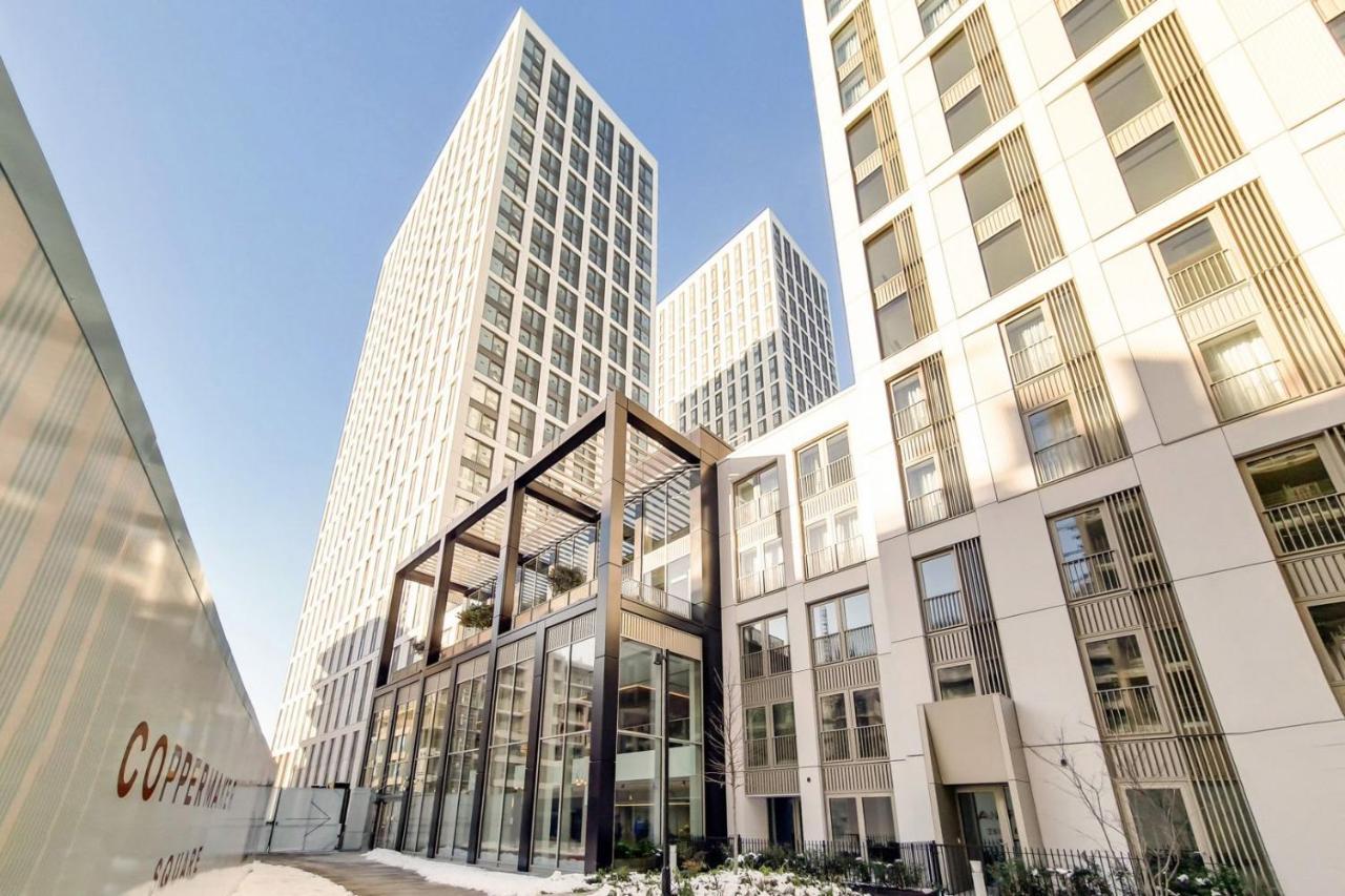 Coppermaker Square In Stratford Aparthotel London Exteriör bild