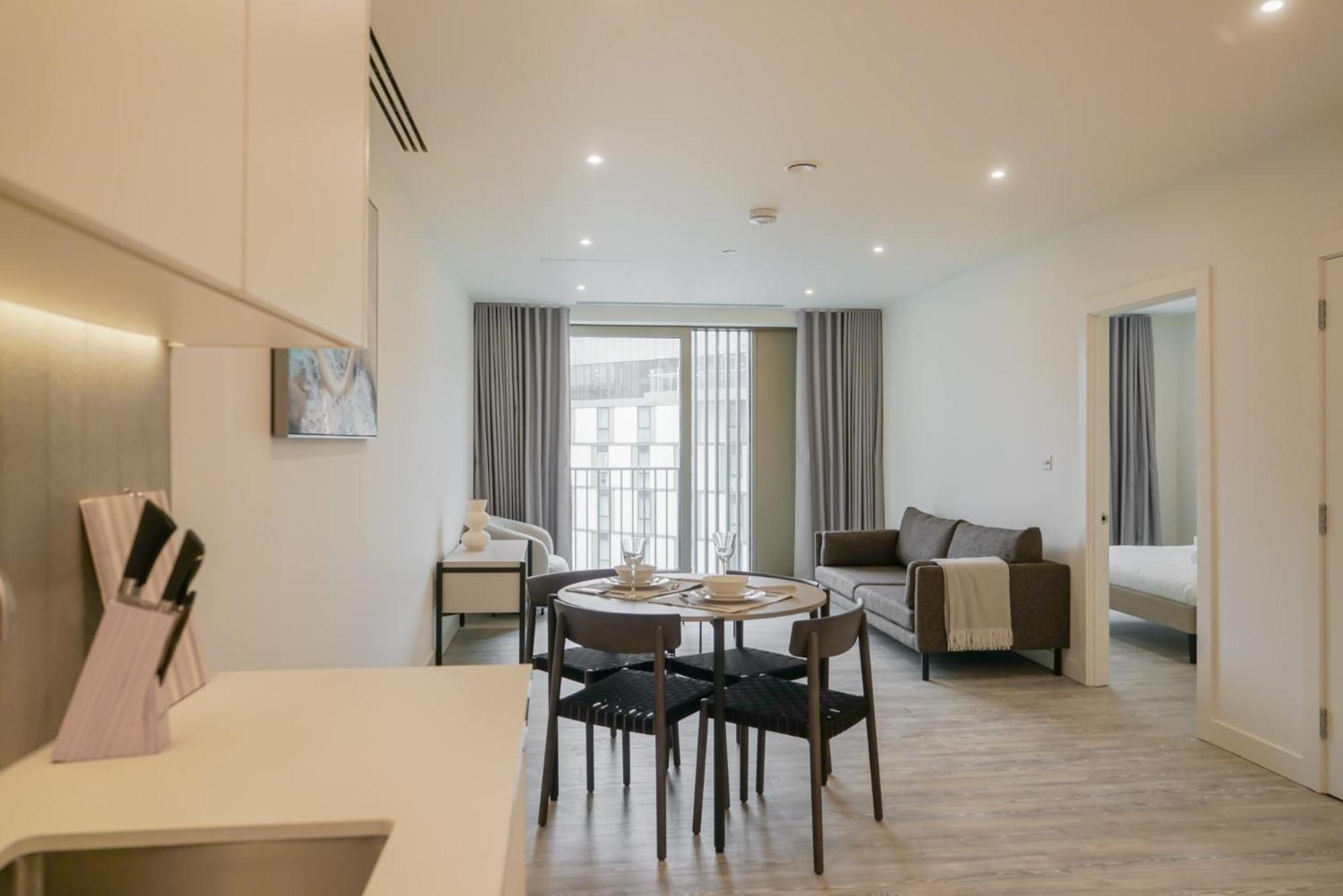 Coppermaker Square In Stratford Aparthotel London Exteriör bild
